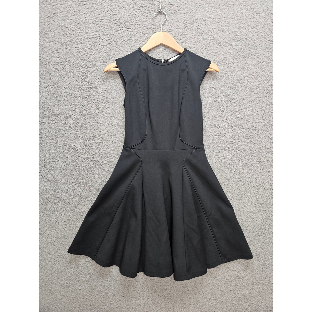 Ted Baker Wispar Fit & Flare Dress 1 (US 4) Black Skater Scuba